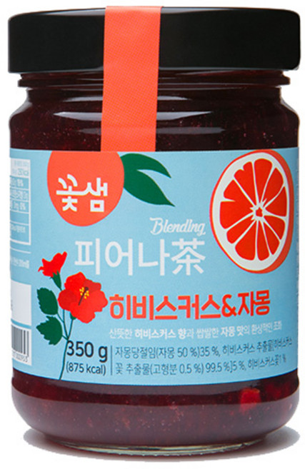 꽃샘 피어나다 히비스커스 자몽 350g, 1개, 1개입