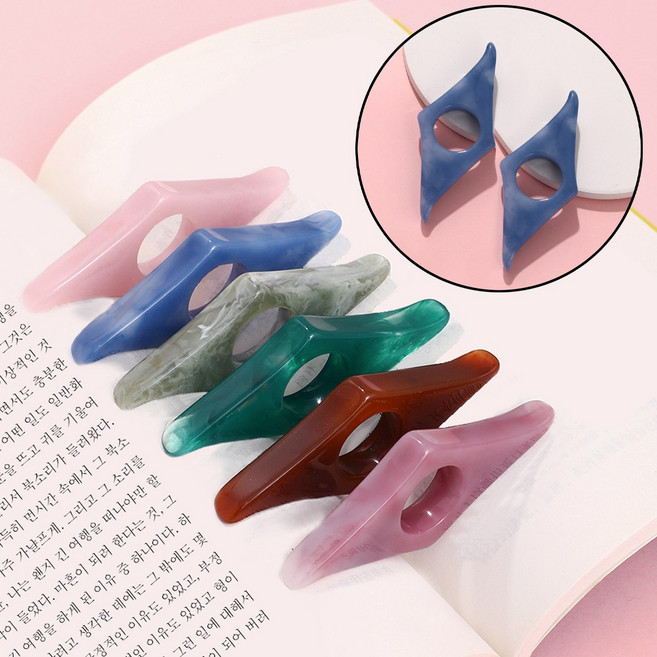 일상속반짝 독서 북홀더링, 2개, 블루