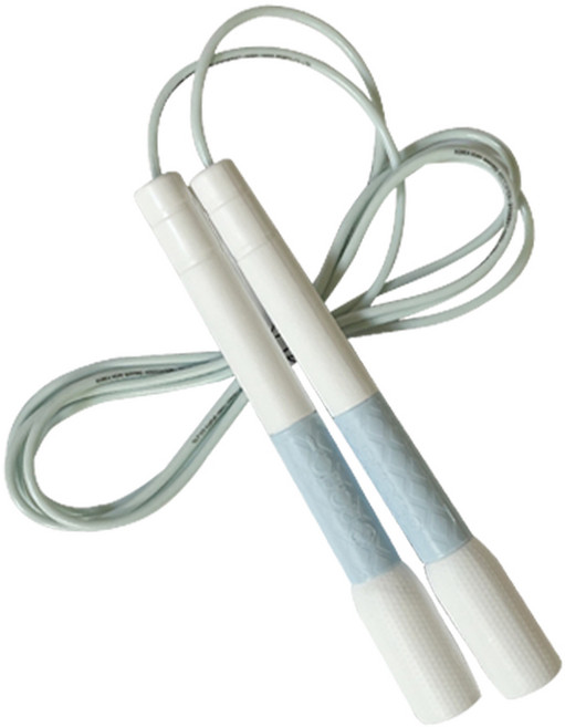 나리아 화이트라벨 미끄럼방지 조절캡 줄넘기 라지, 블루, 1개