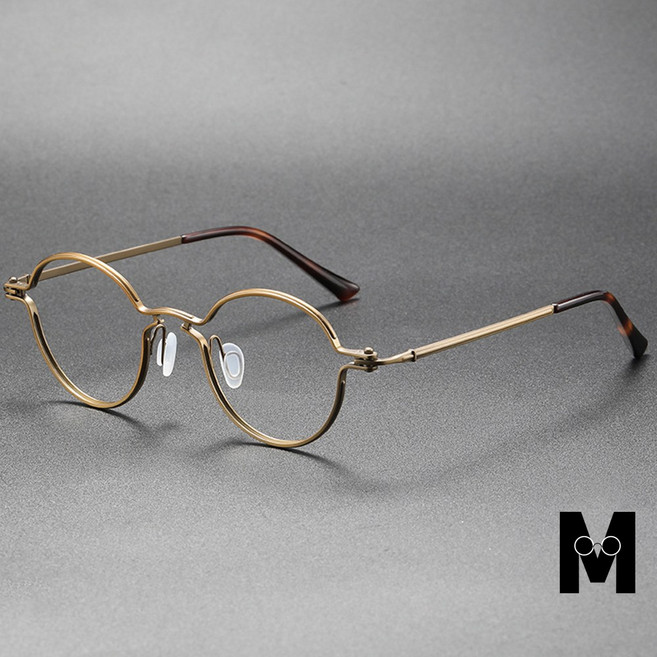 레트로 안경의 끝판왕을 만나다 뭐쓰남의 가벼운 티타늄 안경테