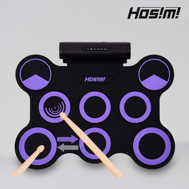 호시미 전자드럼 패드 휴대용, MX-2, 1개