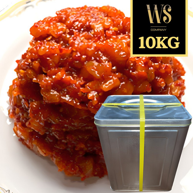 [우성물산] 업소용 대용량 오징어 밥식해 10kg 1캔, 1개