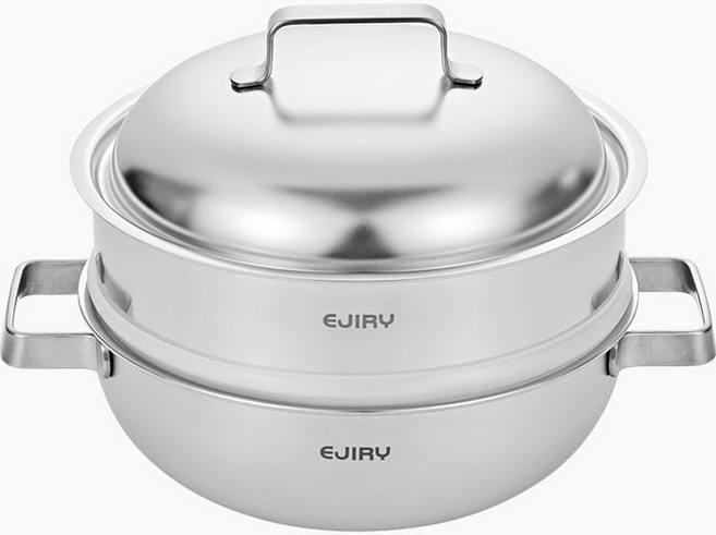 국내생산 통5중 스텐316 제노 무연마쇼트 파티웍 스티머 포함, 1개, 28cm