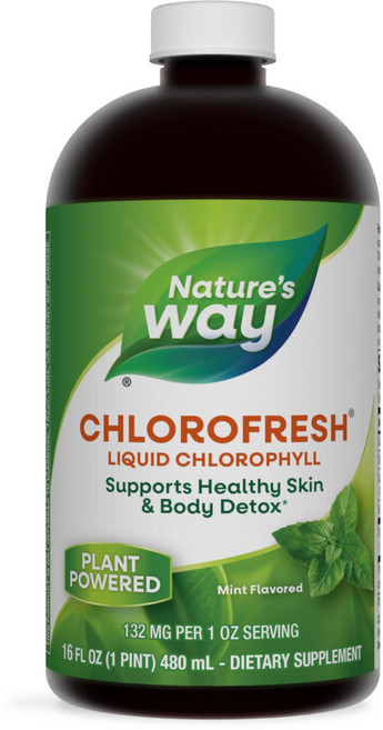 Nature's Way 然萃維 Chlorofresh液體葉綠素 薄荷口味, 473.2ml, 1瓶