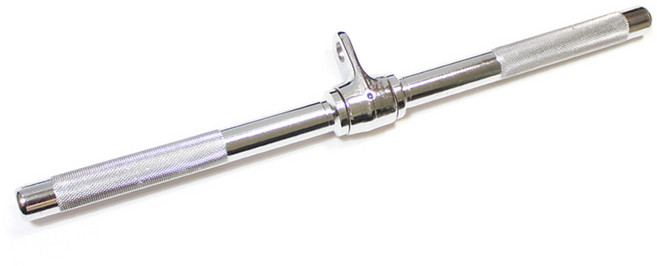 회전직선바 스트레이트바 연결비너포함세트 다운바 로프바 시티드로우 치닝바 렛바 랫바 프로스타일바 케이블바 웨이트손잡이, 실버, 1개