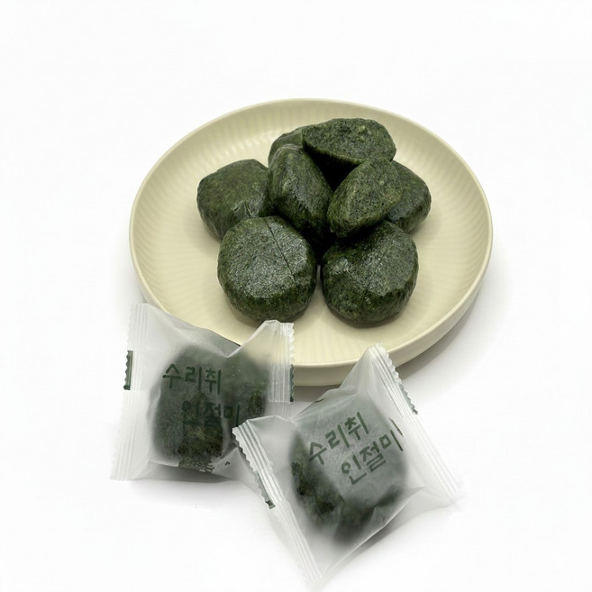 천년취떡 무설탕 수리취 인절미 선물세트 750g 1.5kg 3kg 개별포장 식사대용 1박스, 30개, 50g