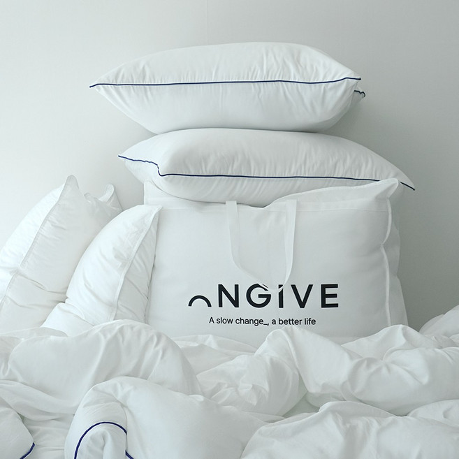 온기브 대용량 부직포 이불 정리 보관 가방 파우치 주머니 (L/XL), 1개, 화이트