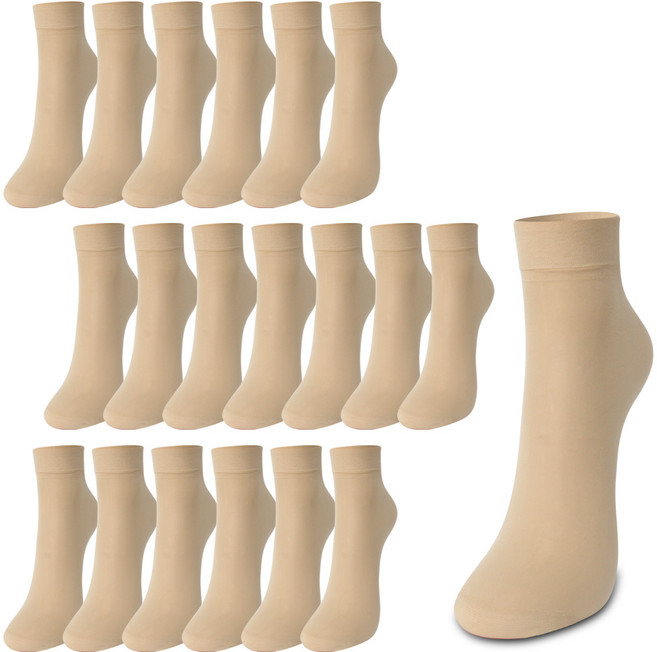 가성비좋은 20데니아 고탄력 앵클 발목 스타킹 20켤레