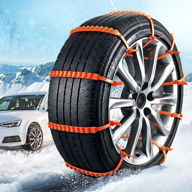 아우토마켓 우레탄 스노우체인 케이블타이 타이어 자동차 체인, 80개