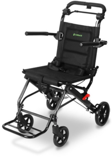 케어메이트 여행용 경량 접이식 휠체어 6.5kg 기내 반입가능, 1개, cm701