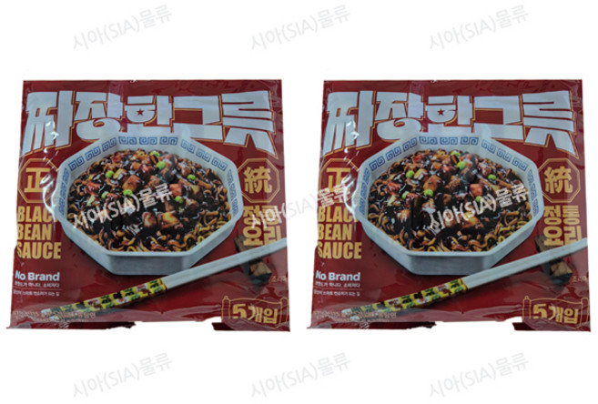 [SIA] 노브랜드 노브랜드 짜장한그릇 짜장라면, 2개
