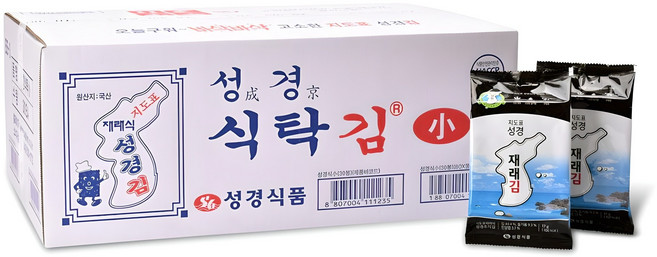 지도표성경 성경조각김, 17g, 30개