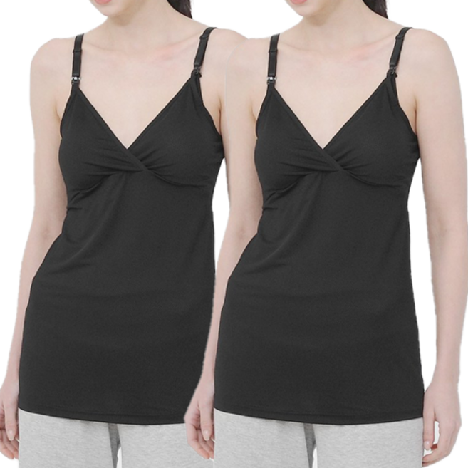 프레벨라 인견 2way캡내장 수유나시 2매입