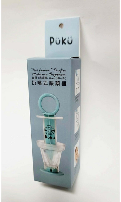 PUKU 藍色企鵝 奶嘴式餵藥器, P16902-899, 1組