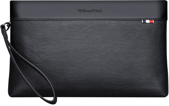 제이엔무역 월리엄폴로 WilliamPOLO 정품 고급 가죽 클러치백