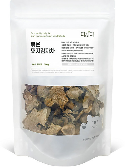 더하다 볶은 국산 돼지감자차, 300g, 1개입, 1개