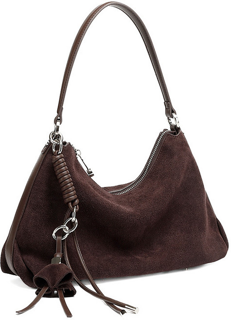 CQGD 여성 소가죽 호보 숄더 토트 데일리 출근 가방