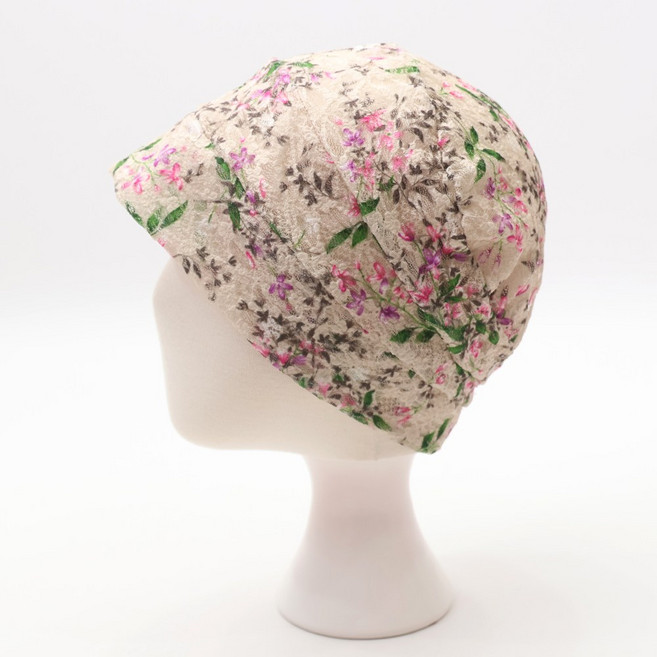 에스랑 프린스 두건 실내 사계절 엄마 중년여성 항암 수면 얇은 비니 모자