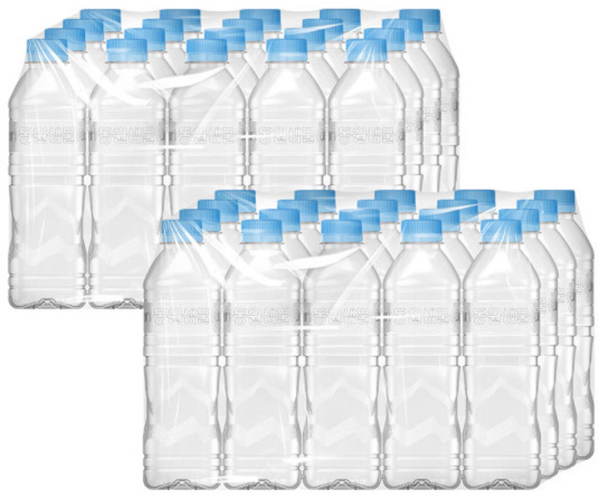 동원샘물 무라벨 생수, 40개, 500ml