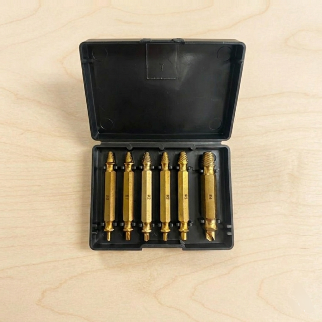 딜리버샵 볼트리무버 6종세트 나사제거, 1세트