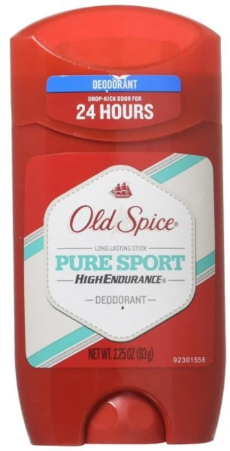 올드 스파이스 고내구성 남성용 데오드란트 퓨어 스포츠 향 2.25온스, 63g, 1개 - 쿠팡