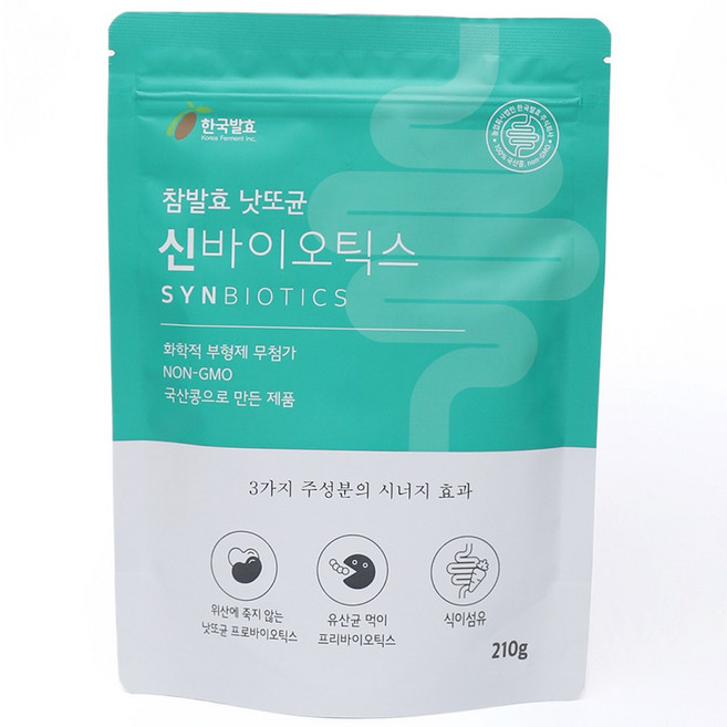 미생물박사가 만든 참발효 낫또균 신바이오틱스 (1개월분), 1개, 210g