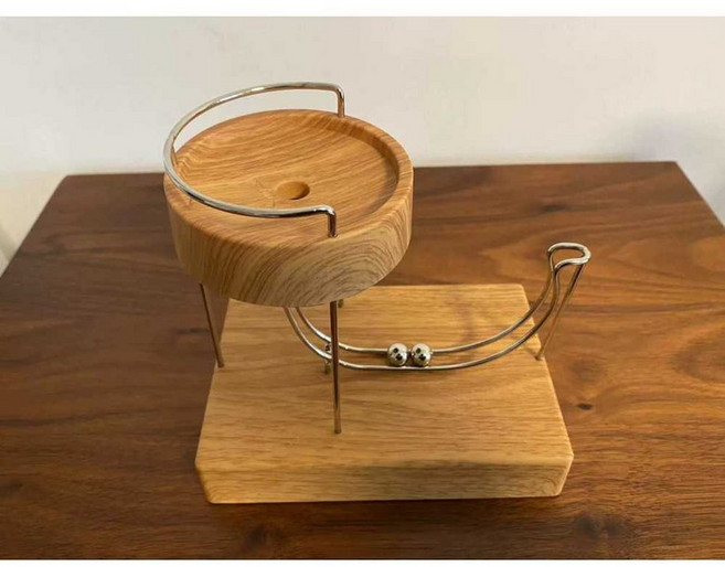 무한동력구슬 구슬멍 진자 인테리어 동력 운동 옐로우 장식품 데스크모빌 1. 전기식 빨강 (신제품), 2. 전기식 노랑