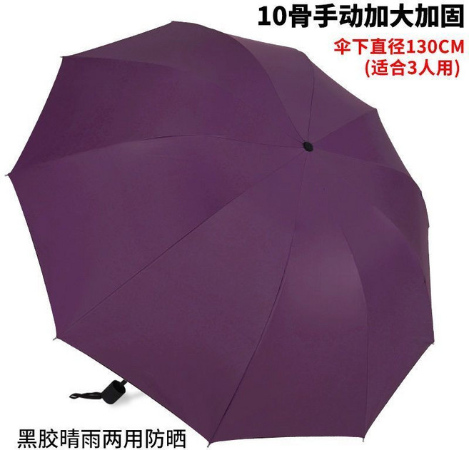 大號超大摺疊傘 防紫外線晴雨兩用 加厚加粗傘骨