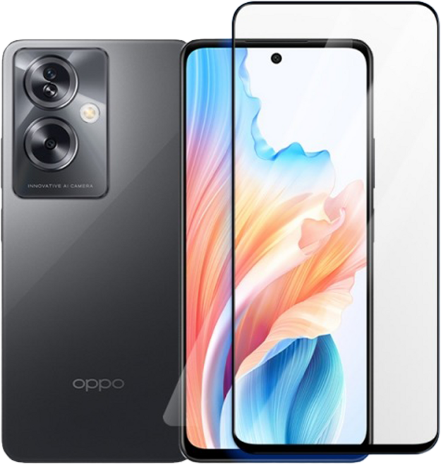 wei OPPO A79 2.5D 滿版過濾藍光疏水疏油保護貼, 1個