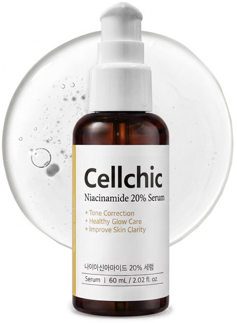 셀시크 나이아신아마이드 20% 세럼 60ml (대용량) 모공세럼 잡티 기미 브라이트닝 모공탄력 피부결케어 비타민B3 비타민세럼, 60g, 1개
