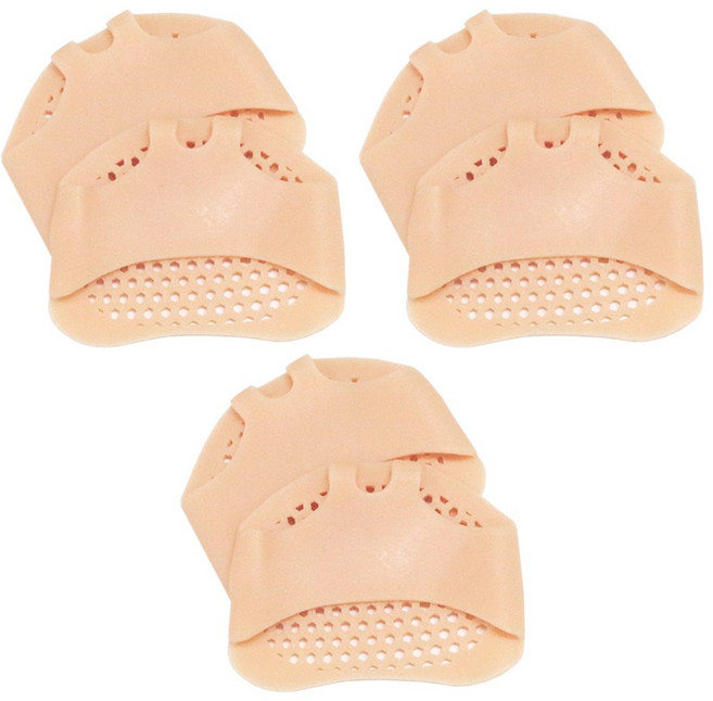 엠파이어 앞 발바닥 발보호 실리콘 쿠션 패드, 살색, 3세트