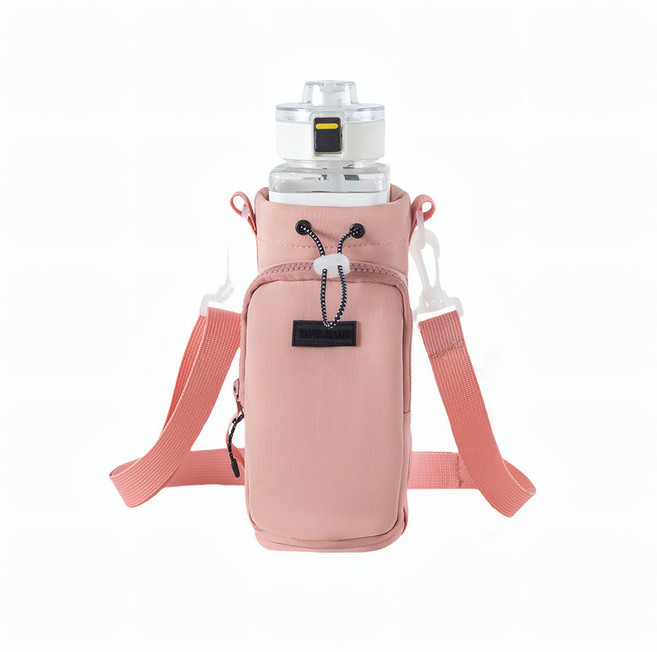 원웨이 올인원 텀블러 크로스백 가방, 1개, 핑크