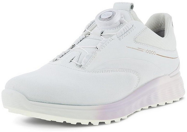ECCO 여성용 S-Three BOA 고어텍스 방수 하이브리드 골프화 화이트/델리카시/화이트 270-265mm(US 9-9.5)