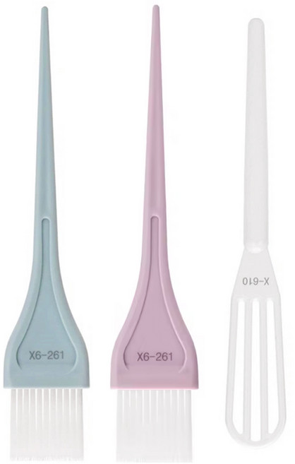 루시피 셀프 뿌리 염색 도구 염색솔 3종 세트 (염색솔+스파츌라), 1개