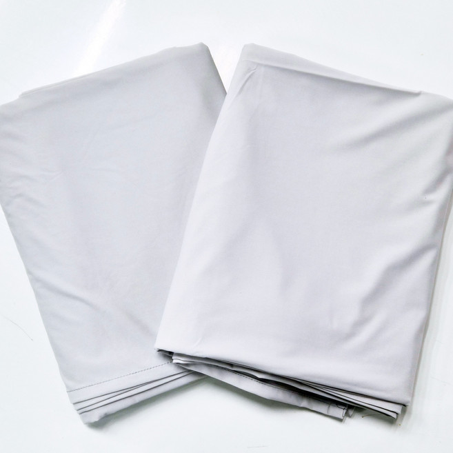 꽁꽁블랭킷 냉감 이불 차가운 여름 얼음 시원한 쿨링 차렵 홑이불 가벼운 침구 세트, 그레이+그레이