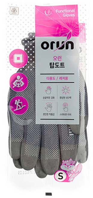 오런 다용도 탑도트 장갑 S 레저용 (10개)