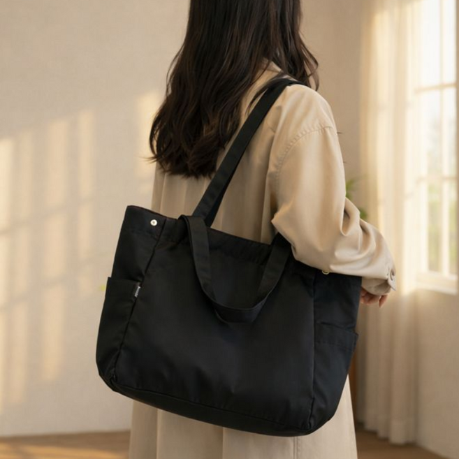 프리미엄 나일론 방수 쇼퍼백