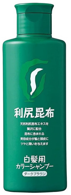 Sastty 利尻昆布 白髮用洗髮精 自然黑, 1件, 200ml