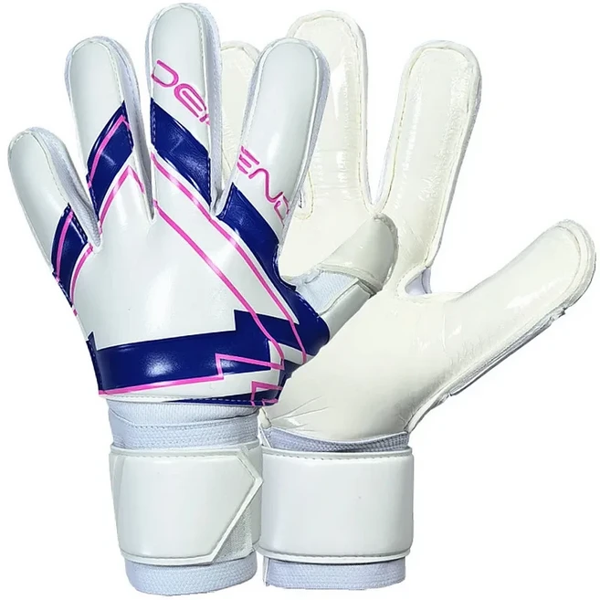 성인과 어린이를 위한 천연 라텍스 미끄럼 방지 골키퍼 장갑 축구 핸드웨어 피트니스 팬 용품, 01 흰색 파란색 ASG 라텍스, 03 10야드