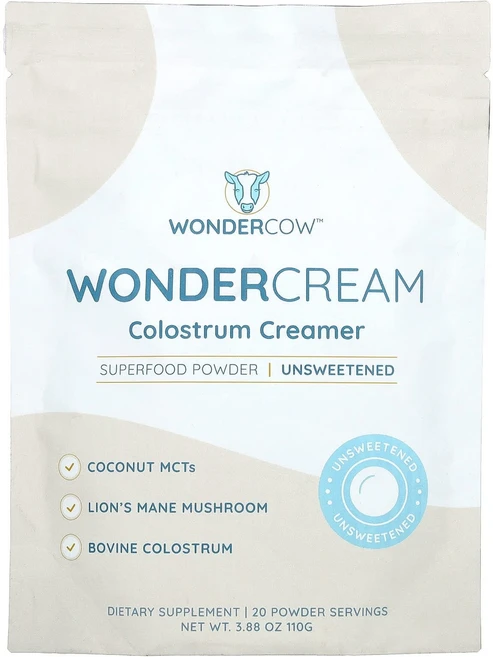 Wondercow WonderCream 초유 크리머 무가당 3.88 oz (110 g), 1개, 110ml - 쿠팡
