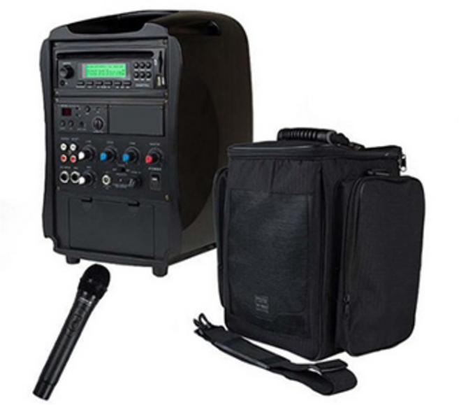 카날스 그레이스 충전식 블루투스이동형 앰프 150W 900MHz + 무선 핸드형 마이크, AT-115BN - 무선 핸드형 마이크