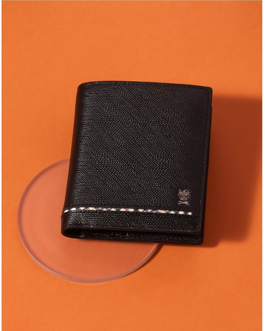 닥스 [중지갑][ALEXANDER][알렉산더] 블랙 체크 라인 포인트 YMDBWA6E622BK