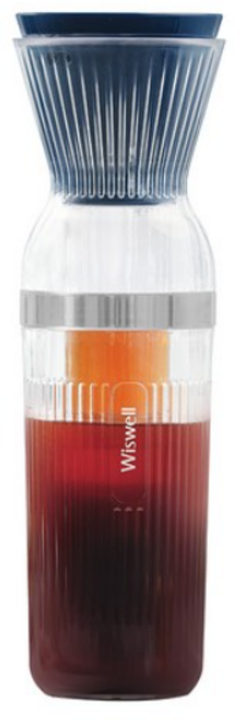 위즈웰 무선 라피드 콜드브루 메이커 WD9003, 네이비색상(NAVY), 1개