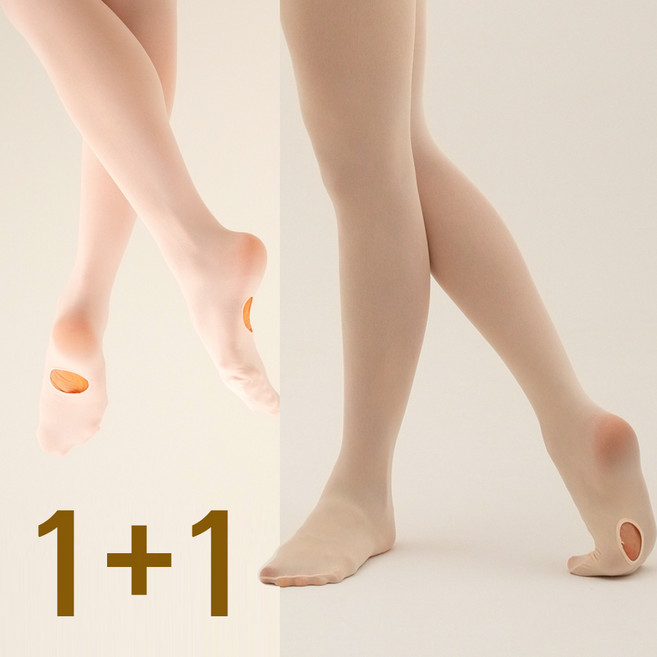 1+1 SINA 발레 홀타이즈 연습용발레타이즈 성인 여성 여아 유아 아동 발레타이즈 캐릭모아키즈