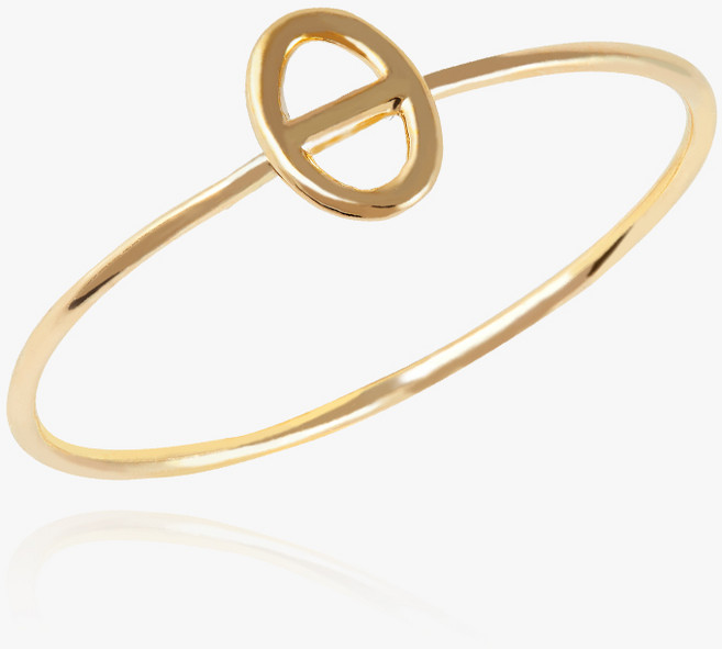 엘렌쥬얼리 14K 세타 금 실 반지