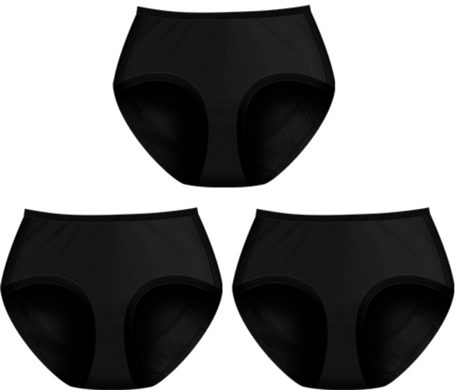 하루반 여성용 4중 위생 팬티 3개 (생리대부착 방수)