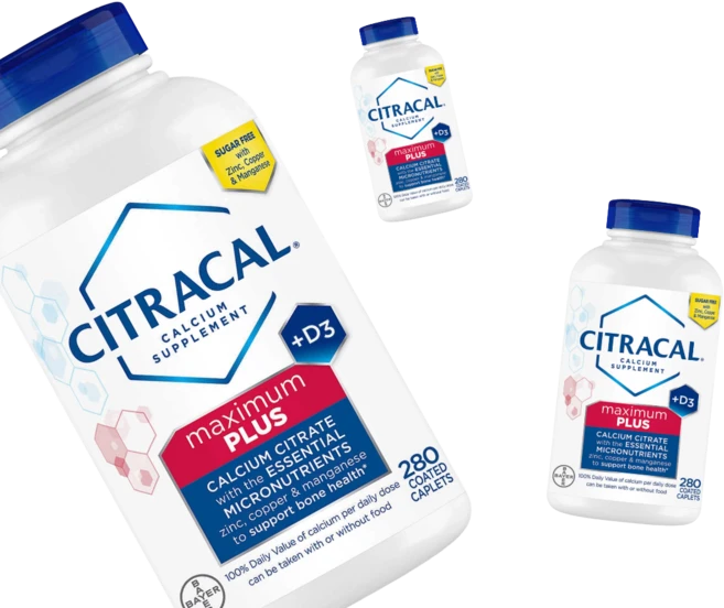 Citracal 시트라칼 맥시멈 플러스 칼슘 650mg 비타민 D3 복합, 180정, 3개 - 쿠팡