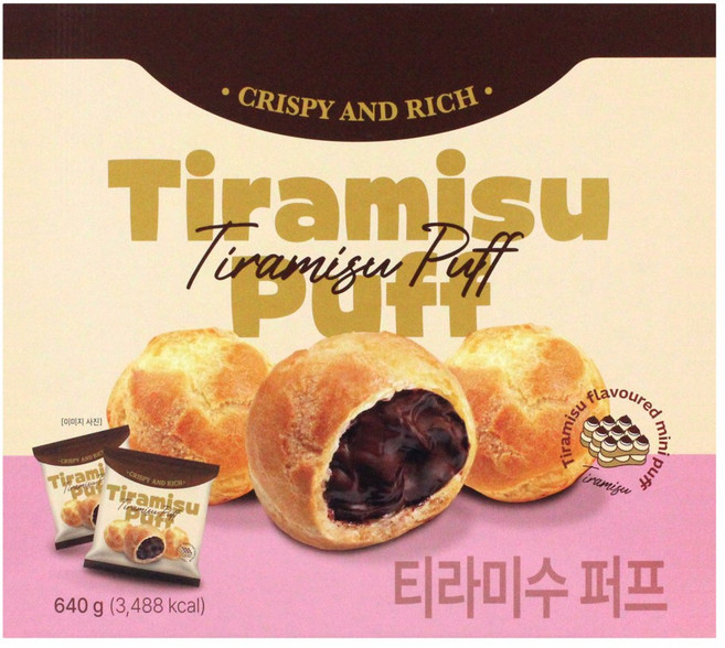 티라미수 퍼프 640g, 1개