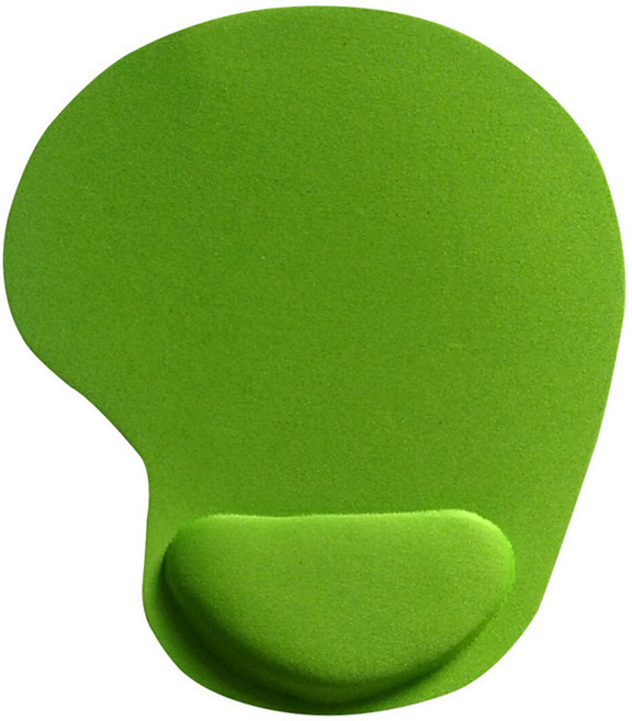 머니풀 메모리폼 마우스패드, 매트 그린, 3개