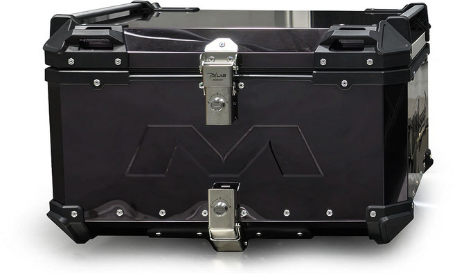 모토캡슐 알루미늄 리어백 85L 티탄블랙 탑박스